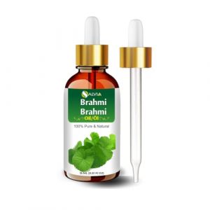 Brahmi (Bacopa monnieri) Huile essentielle 100 % pure et naturelle – Huile d'aromathérapie non diluée non coupée pressée à froid – 15 ml (24x7healthstore, neuf)