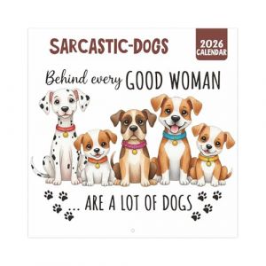 2026 Calendrier Mural, Planificateur Mensuel avec Chiens Dr&ocirc;les, Tableau Blanc Rigolo Planning Mensuel pour Organisation Maison Bureau Vacances R&eacute;frig&eacute;rateur (PaiPianShangMao, neuf)