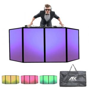 Générique Sono Pack Facade Dj AFX LIGHT 4 Panneaux Pliables 700 x 1220 - Sacoche Housse Transport Protection Prestation Club Discothèque Déco Lycra (Starmix, neuf)