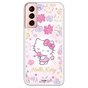 Personalaizer Coque originale compatible avec Samsung Galaxy S21 - Hello Kitty Delicate Flower (Personalaizer, neuf)