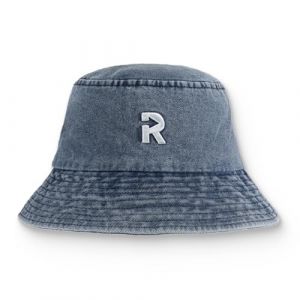 Chapeau de Seau, chapeau de soleil &agrave; large bord ext&eacute;rieur, chapeau seau vintage, chapeau seau en coton denim, pour hommes, femmes, camping en plein air, randonn&eacute;e (REN JIE DE DIAN, neuf)