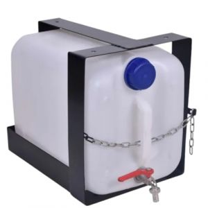 Bidon d'eau en plastique 20 l avec robinet, bidon d'eau potable, réservoir d'eau, bidon en plastique, pour la maison, le jardin, la voiture et le camping, etc. Fermeture étanche (Anwicar, neuf)