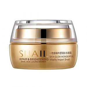 COMTERVI 50ml Creme Bave D'Escargot, Crème Hydratante d'Escargot, Crème Visage Régénératrice, Hydratant Anti-Rides raffermissement de la Peau pour Le Visage (Wintermoon plum, neuf)