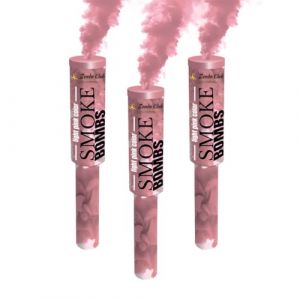 ZENDA CLUB&reg; Lot de 3 Fumig&egrave;nes &agrave; Main Rose light &ndash; D&eacute;clenchement &agrave; Goupille, Dur&eacute;e 60 Secondes, Couleurs Vibrantes | Fumig&egrave;ne Couleur &agrave; Tenir en Main &ndash; Cat&eacute;gorie F1 &ndash; Livraison Gratuite 48H (ZENDACLUB, neuf)