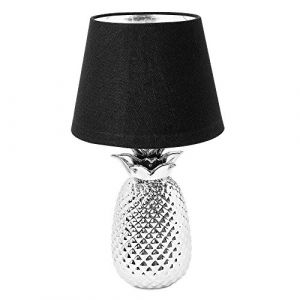 Navaris Lampe LED Forme Ananas - Lampe de Chevet et Veilleuse Design 40 cm en Forme d'Ananas - Lampe de Table Décorative pour Salon Chambre Enfant (KW-Commerce, neuf)