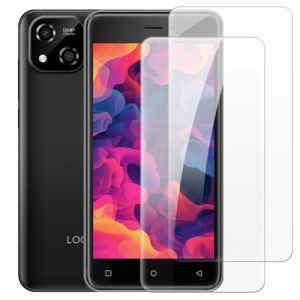 Lot de 2 Films de Protection en Verre Trempé Compatible avec Logicom Ezy, Ultra Clair, Anti-Rayures, Installation Facile (Shantime, neuf)