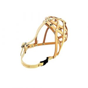 L&J Pets Uk Museli&egrave;re pour bouledogue fran&ccedil;ais, en cuir l&eacute;ger, beige (L&JPetsuk, neuf)