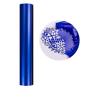 Rouleau Vinyle Adhésif - 30cm×304cm Chromée Bleu Métallique Repositionnable Film auto-Adhésif Pour Couper et Silhouette Cameo, Appliqué Dans Les Travaux Manuels et La Décoration de La Maison (Hadeson_, neuf)