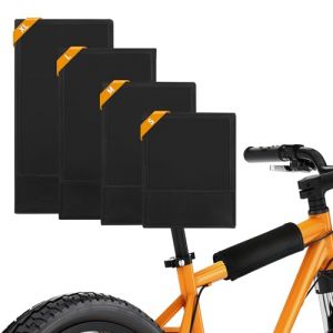 YiliYa Lot de 4 protections de cadre de vélo en carbone pour porte-vélos Thule - Accessoires de vélo électrique (lupingmaoyi, neuf)