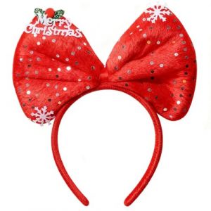 Serre-t&ecirc;te de No&euml;l pour adulte - Serre-t&ecirc;te de No&euml;l - Serre-t&ecirc;te de No&euml;l - Bandeau de No&euml;l pour f&ecirc;te de No&euml;l (Rui&Cheng, neuf)