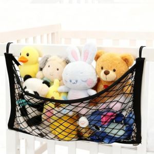 BLPRKOT Range Peluche Filet, Rangement Jouet Hamac, pour Jouets en Peluche Hamac d'angle de Jeu en Maille Filet de Rangement pour Chambre de b&eacute;b&eacute;/enfant - &Agrave; suspendre au mur (WANGLIWEI STORE, neuf)