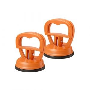 Lot de 2 Ventouses Puissantes – Outil de Débosselage Carrosserie et Ventouse Carrelage pour Réparation Auto, Levage de Vitres, Miroirs, Meubles et Surfaces Lisses (POU YUAN, neuf)