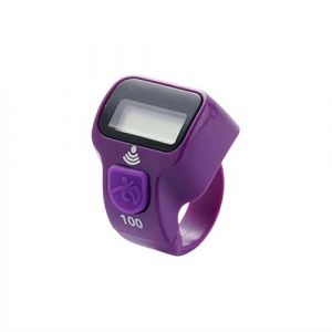 Bague num&eacute;rique Tasbeeh Tasbih Compteur de comptage religieux &agrave; tricoter rang&eacute;e de perles pour pri&egrave;re islamique et joueur de golf (violet) (yunchengshiyanhuqubinchengdianzishangwuyouxiangongsi, neuf)