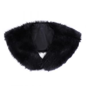 Asudaro Cape viking pour homme avec fourrure synthétique – Col d'épaule pour costume de guerrier médiéval, col en fausse fourrure, costume de guerrier viking, châle, accessoire de costume noir (Amorar, neuf)