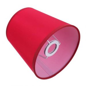 Gatuida Abat-jour En Tissu Rouge E14, Couverture De Lustre Ronde Petite Taille, Diffuseur Lumi&egrave;re Pour Applique Murale Et Lampadaire, Accessoires De Lampe D&eacute;coratifs, Lot Unique, Usage Solide (Brandon Zou, neuf)