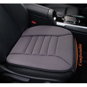 kingphenix Coussin de Siège Auto avec Mousse à Mémoire de Forme Confortable de 3 cm, Coussin de Chaise pour Voiture et Bureau (Gris foncé) (kingphenix-fr, neuf)