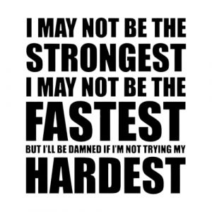 Sticker mural avec citation de motivation Citation Art mural Le plus rapide Le plus dur D&eacute;calque Sport Fitness Autocollant en vinyle pour bureau-XL-92x101cm-Black (LIUJIAHAO Sticker, neuf)