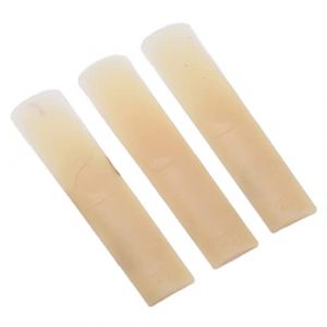 Anche De Saxophone Alto, 3PCS Anches Ténor En Résine Accessoire D'anche Réparation Force Ensemble D'anches Embout Accessoires D'instruments Jeu Pour Débutants Clarinette Pièces Cadeau(Bois) (Tinnije, neuf)