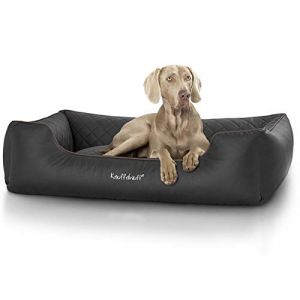 Panier pour chien Knuffelwuff - En cuir matelassé (Knuffelwuff, neuf)
