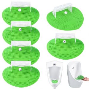 6 Pi&egrave;ces Ecrans pour Urinoir, Ecran D'urinoir de Football, Tamis D'urinoir pour Porte de Football pour Tous les Types de Centres Commerciaux, Bureaux et Ecole, Anti Eclaboussures, Avec Parfum (HYKJ-SHOP, neuf)