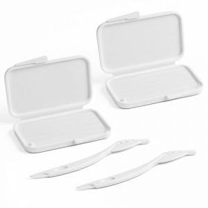 AUYAO 2 Bo&icirc;tes Cire Orthodontique, 10 Bandes de Cire pour Accolades avec Outil de Coupe, Cire Protectrice, Cire Dentaire pour Soulager les Douleurs des Appareils Dentaires, 10 Parfums de Fruits (Yadark, neuf)