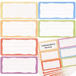 60PCS Étiquettes Autocollantes Étiquettes Adhésives Multicolores Accessoire Pour Note Écriture Scolaire École Cahier Livre Boîte Étudiant Bureau (Wei Er TongMaoYi, neuf)