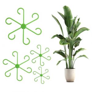 RoserRose Ensemble de Supports pour Plantes - 8 Support Plantes Interieur - Aide &agrave; Grimpante Monstera et Supports pour Plantes - Tuteurs pour Plantes d'Int&eacute;rieur, Plantes Vivaces et Fleurs (4, Vert) (Roserrose, neuf)