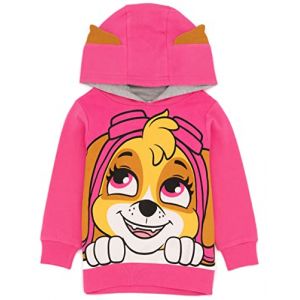 Paw Patrol Kids Hoodie Chase Marshall Skye Everest OU RHABLES 3D OREURS Pull 4-5 Ans (Vanilla Underground, neuf)