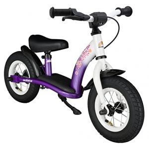 BIKESTAR Draisienne Enfants pour garçons et Filles de 2-3 Ans | Vélo sans pédales évolutive 10 Pouces Classique| Lilas & Blanc (Star-Trademarks (Concessionnaire Européen), neuf)