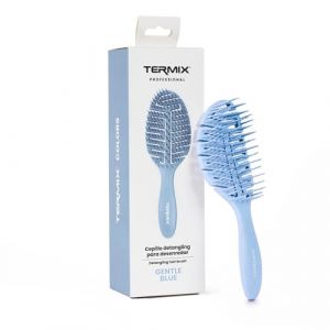 Termix Brosse Démêlante Professionnelle pour Démêler – Bleu Doux, Brosse Anti-Traction pour Tous Types de Cheveux, Secs ou Humides, Corps Flexible et Séchage Rapide, Cheveux Brillants. (OH! BEAUTY, neuf)