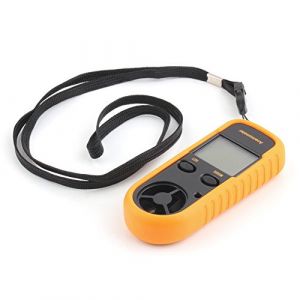 RGBS Numérique Anémomètre LCD Vitesse du Vent Compteur Téléphone Mobile Airflow Vitesse Mesure Thermomètre Dispositif pour Surf/Cerf-Volant/Vol/Voile/Surf/Pêche (RGBS, neuf)