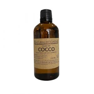 Naturalbiogreen Huile de base de noix de coco fractionn&eacute;e en bouteille en verre 100 ml (naturalbiogreen, neuf)