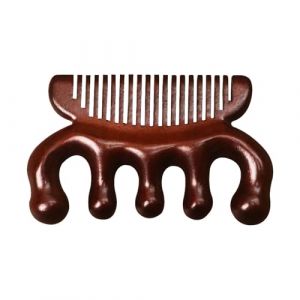 Massage Peigne-Sandalwood Headmaemkamm | Masseur du cuir chevelu en bois, poutres de soins du cuir chevelu naturel pour dispositifs de massage corporel, cadres de massage de honte m&eacute;ridienne portable (guronl, neuf)