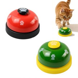 LQUYTA 2 Pi&egrave;ces Buzzer Enregistrable, Buzzer, Buzzer Sonore, Bouton Communication pour Chiens et Chats, Convient aux Jeux pour Animaux de Compagnie (CCtunCanton O&Uuml;, neuf)