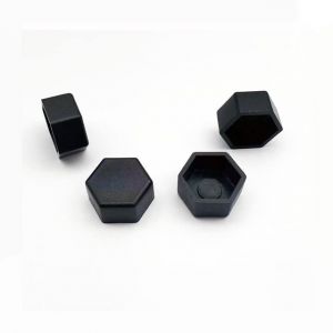 100 pcs &eacute;crou couvercle capuchon hexagone plat dessus boulons capuchons de protection M5 M6 M8 M10 M12 M16 &eacute;crou meubles vis boulons accessoires Kit-M6x10 50pcs, noir (dedonetddp, neuf)