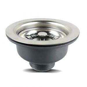 SopimusZ Bonde d'évier en Acier Inoxydable 304 - Bonde à Panier de vidange - 1 1/2", Ø 114 mm/Ø 110 mm/Ø 85 mm (diamètre 85 mm) (SopimusZ, neuf)