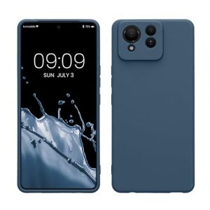 kwmobile Housse Compatible avec ASUS Zenfone 11 Ultra Coque - Housse de t&eacute;l&eacute;phone en TPU avec Protection Appareil Photo - Bleu Marine (SX-Commerce, neuf)