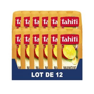 TAHITI - Gel Douche Tahiti mangue - Formule à Base d'Ingrédients d'Origine Naturelle - Lot de 12 x 250ML (Conseil & Négoce Européen, neuf)
