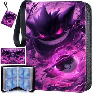 Classeur Carte Capacit&eacute; de 50 Pages de 400 Cartes, Pochette Album Classeur Carte One Piece, Range Porte Cartes Portable &Eacute;tanche, pour Collecter et &Eacute;changer (Scsuper, neuf)