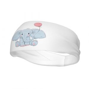Joli petit éléphant avec bandeaux à ballons pour hommes et femmes, antidérapant, anti-transpiration, pour le sport, la gym, le basket-ball, le yoga (ruianshihuichenjiayouzhanguanliyouxiangongsi, neuf)