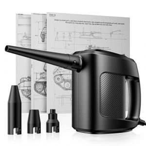 Souffleur pc, Sortie de 75mph Souffleur Air Comprimé électrique pour le Nettoyage électronique et Ménager, [esthétique de l'armure] Bombe Air Sec Alternatives - Soufflette Air Comprimé (FR-Lnicez, neuf)