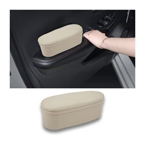 JNNJ Support Universel D'accoudoir de Porte de Voiture, Coussins de Support de Coude Gauche D'accoudoir de Voiture, Accessoires Automobiles, Pour Soulagent la Fatigue du Bras du Conducteur(Beige) (KJHmaoyi, neuf)