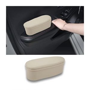 JNNJ Support Universel D'accoudoir de Porte de Voiture, Coussins de Support de Coude Gauche D'accoudoir de Voiture, Accessoires Automobiles, Pour Soulagent la Fatigue du Bras du Conducteur(Beige) (KJHmaoyi, neuf)