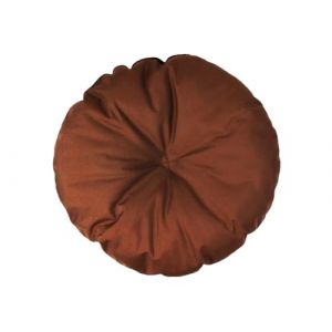 Coussin pour chien et chat - Rond - Diam&egrave;tre : 60 cm - Couleur marron - Lit pour chien et chat - Lavable - Id&eacute;al pour les paniers de transport ou les lits pour animaux de compagnie (Damian-Wiklina, neuf)