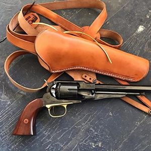 Holster pour Pistolet en Cuir Dissimul&eacute;, Tactique Shoulder Holster, &Eacute;tui Dissimul&eacute; en Cuir M&eacute;di&eacute;val, Porte-Pistolet Revolver Accessoire de Style Steampunk Vintage B (WEMA Store, neuf)