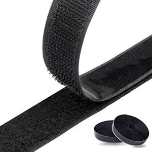 8M Bande Agrippantes Adhésives Rubans Adhésifs Bande Ruban Scratch Autocollant Moustiquaire Hook Loop Rouleau Scratch Autoadhésif, pour moustiquaire fenetre, Noir, 8m x 2 (Barrycome, neuf)