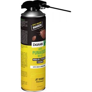 DIGRAIN Anti Punaises de Lit Aérosols 500ml Effet Choc (A L'ATTACK, neuf)