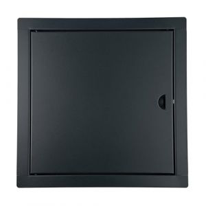 ADGO - Trappe de Visite 60x60, Porte de Visite, Trappe de Service pour Inspection et Recouvrement, M&eacute;tal, Montage Horizontal et Vertical - Graphite, avec fermeture &agrave; cliquet (ADGOsklep, neuf)