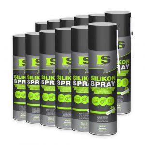 Spraytive Spray silicone 500 ml – Lubrifiant et spray lubrifiant pour voiture, caoutchouc, plastique et métal – Incolore, imperméable, sans résidus – De -50 °C à +250 °C – Fabriqué en Allemagne (12 x (Deutsche Liquid Werke, neuf)