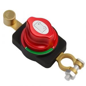 Coupe Circuit Batterie 12-48V, Commutateur de D&eacute;connexion ON-OFF pour Voiture, R&eacute;glable Interrupteurs de Batterie Camion/Yacht/Moto/Bateau/Bus/Caravane (YangZhengYa, neuf)